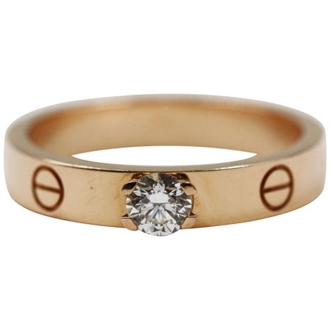 cartier love solitaire ring price